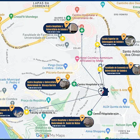 Gasthof 7min To Uni Se-velha - Ac - Work Desk - 300mbs Wifi - 3 Coimbra